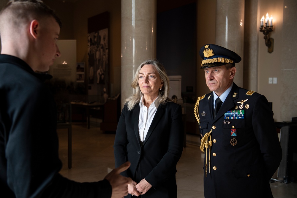 A Public Wreath-Laying is Conducted at the Tomb of the Unknown Soldier to commemorate the 100th Anniversary of the Foundation of the Italian Air Force