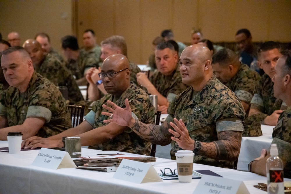 Navy command senior enlisted leaders attend FMF symposium