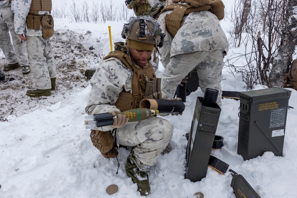 2d CEB Live-Fire Mortar Range