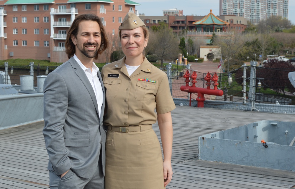 10-photo spread: Promotion Ceremony aboard the Battleship Wisconsin