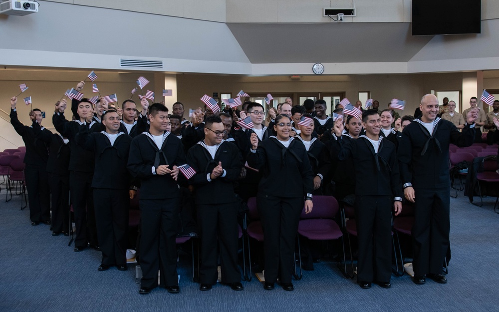 Naturalization Ceremony at Recruit Training Command