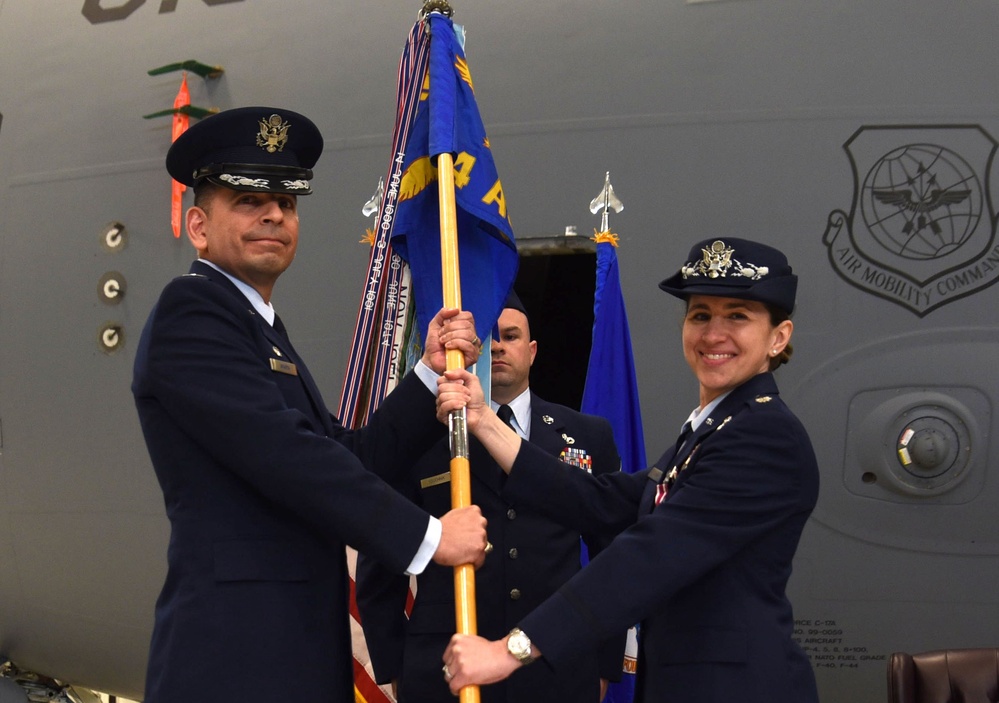 4th Airlift Squadron welcomes new commander