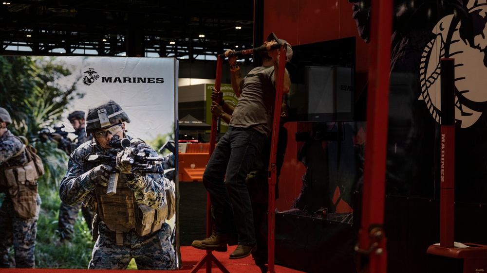 Marines at the 2023 Chicago Auto Show