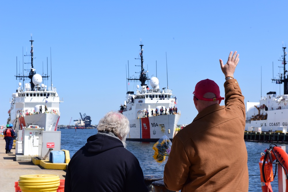 USCGC Northland returns to home port following 62-day Florida Straits and Windward Passage patrol