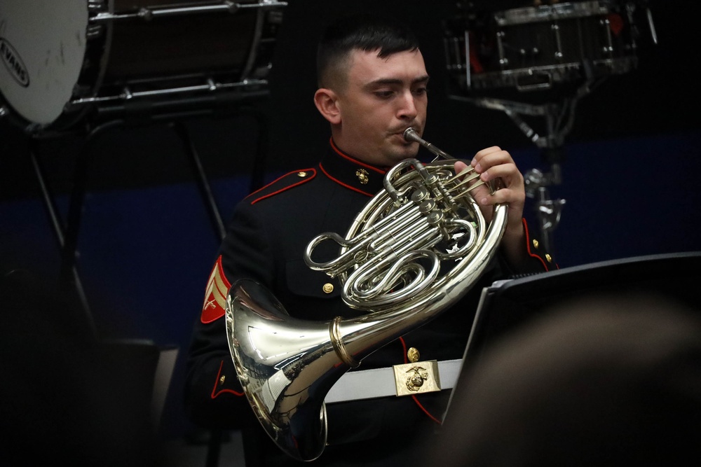 Marine Band San Diego Performs at High Schools Throughout Sacramento