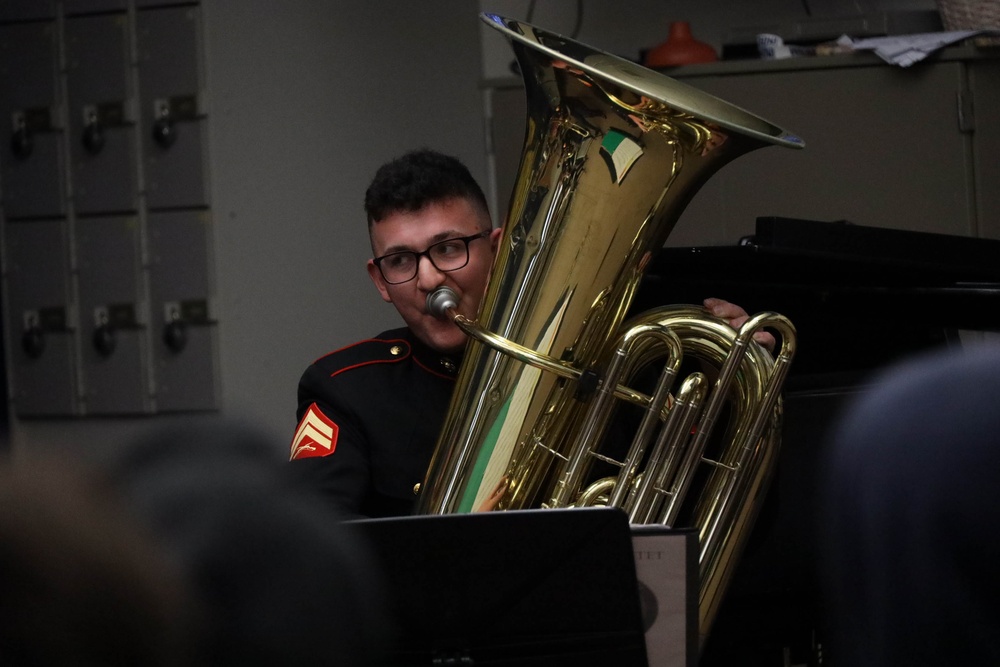 Marine Band San Diego Performs at High Schools Throughout Sacramento