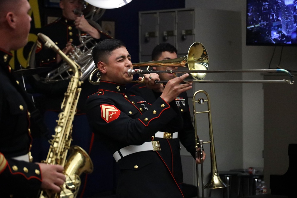 Marine Band San Diego Performs at High Schools Throughout Sacramento