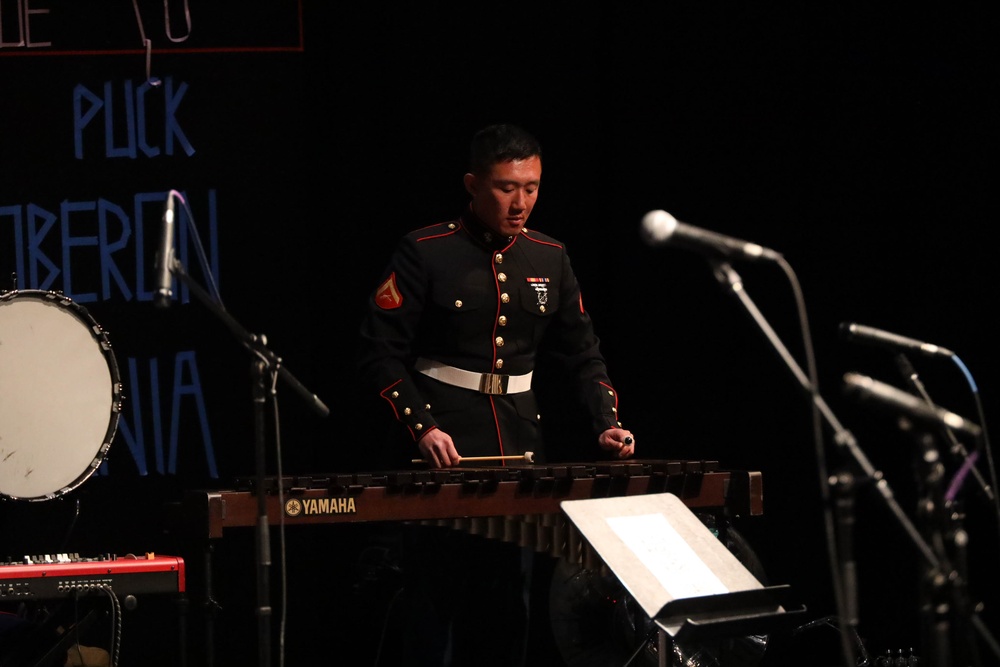 Marine Band San Diego Performs at High Schools Throughout Sacramento