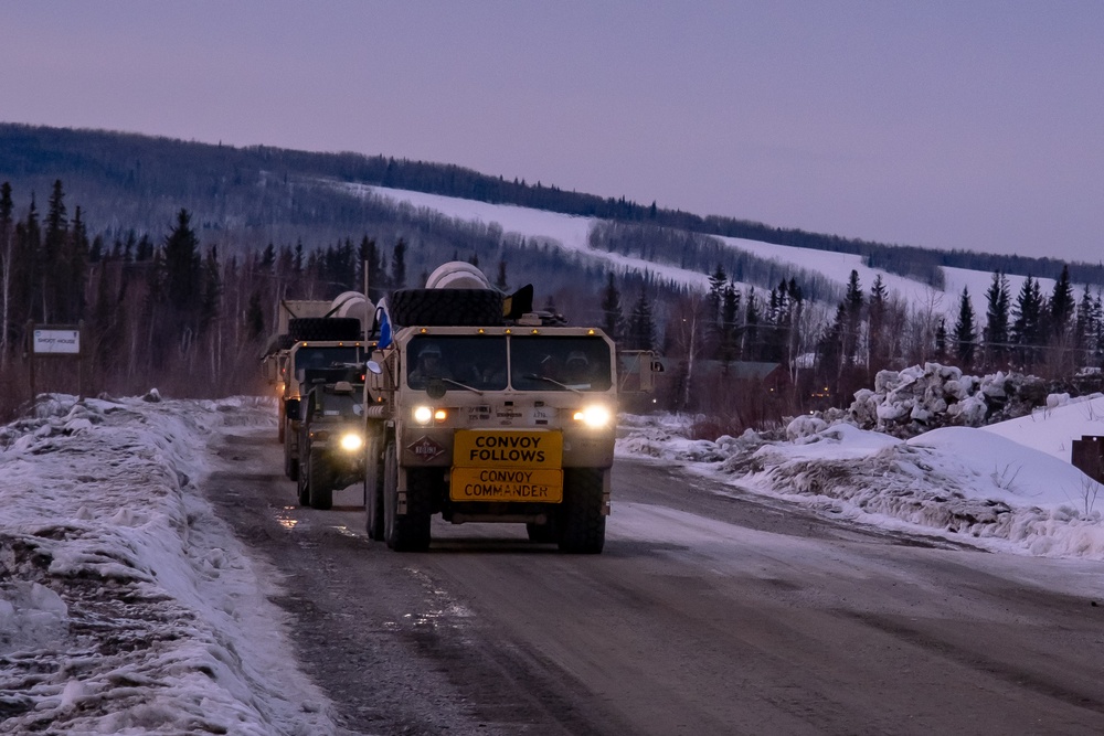 11th Airborne Division Conducts Convoy Operations during JPMRC-AK 23-02 [3 of 4]