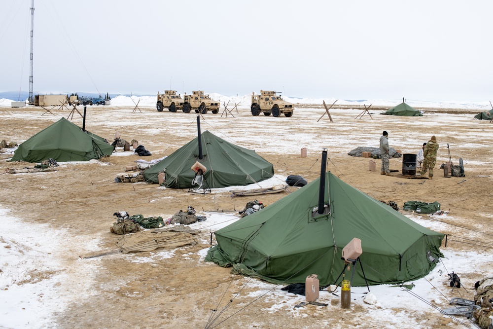 11th Airborne Soldiers during JPMRC-AK 23-02