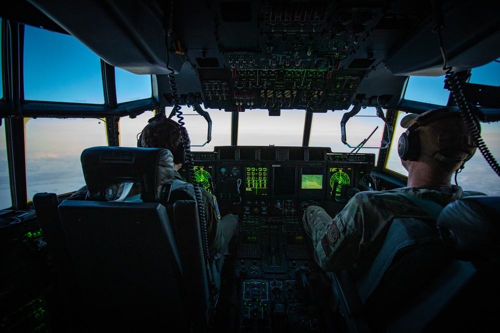 HC-130J Combat King II aircraft with the 211th Rescue Squadron, 176th Wing