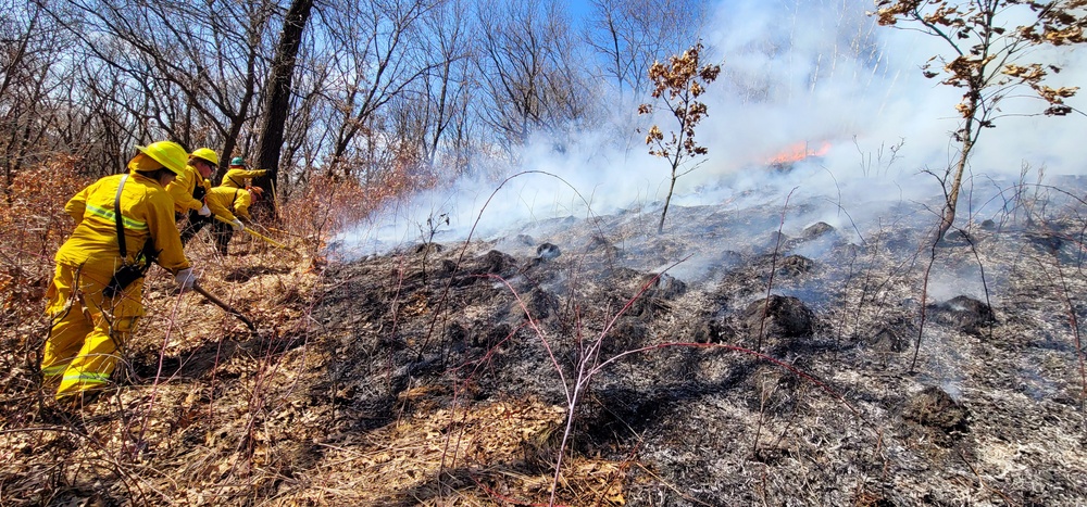 Fort McCoy prescribed burn team manages remote prescribed burn at installation