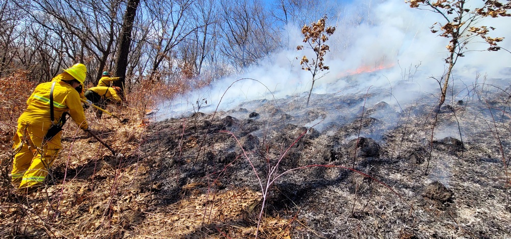 Fort McCoy prescribed burn team manages remote prescribed burn at installation