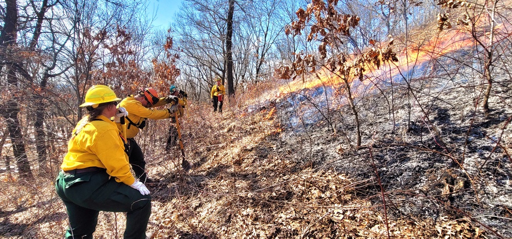 Fort McCoy prescribed burn team manages remote prescribed burn at installation