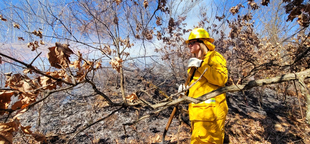 Fort McCoy prescribed burn team manages remote prescribed burn at installation