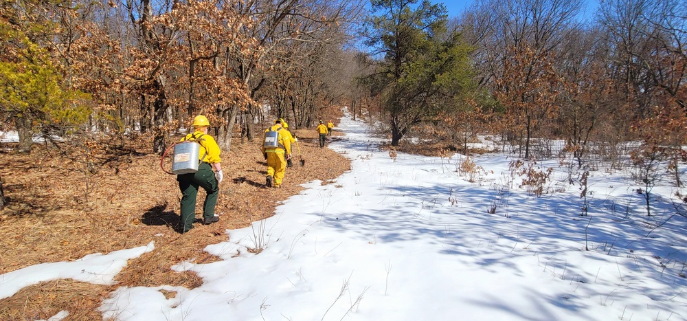 Fort McCoy prescribed burn team manages remote prescribed burn at installation