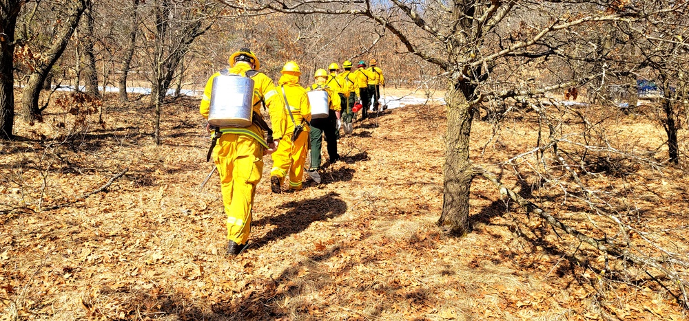 Fort McCoy prescribed burn team manages remote prescribed burn at installation