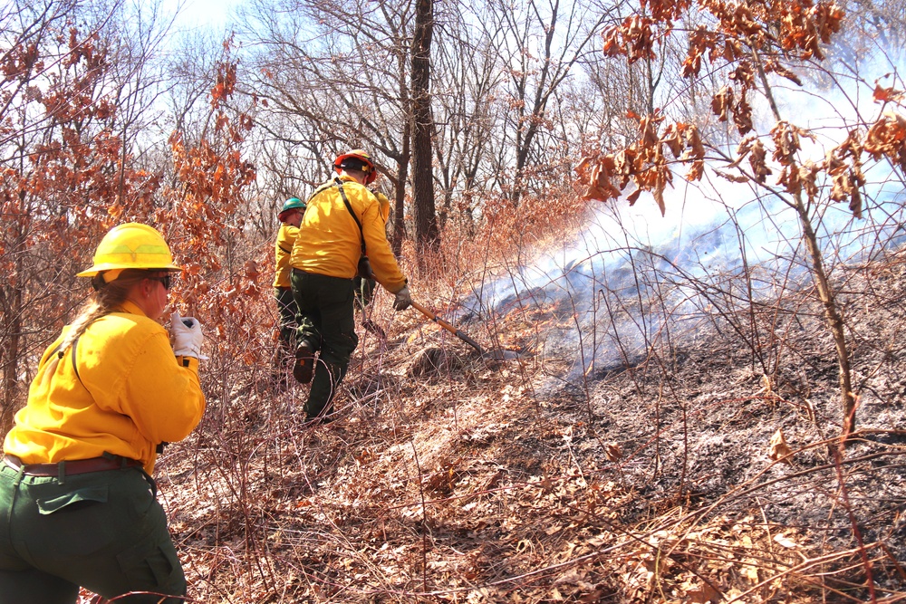 Fort McCoy prescribed burn team manages remote prescribed burn at installation