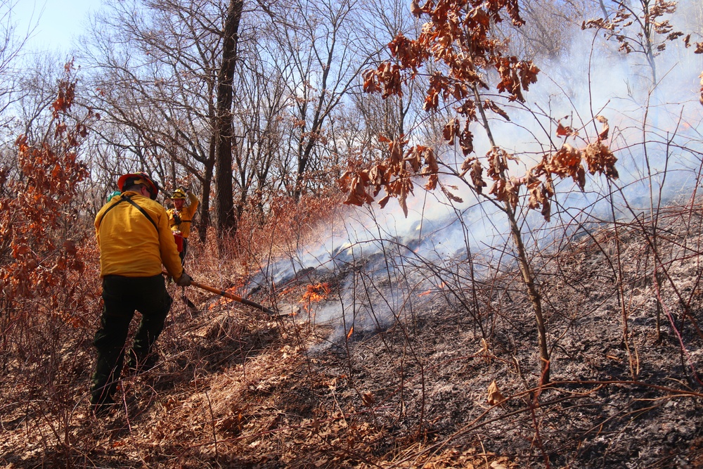 Fort McCoy prescribed burn team manages remote prescribed burn at installation