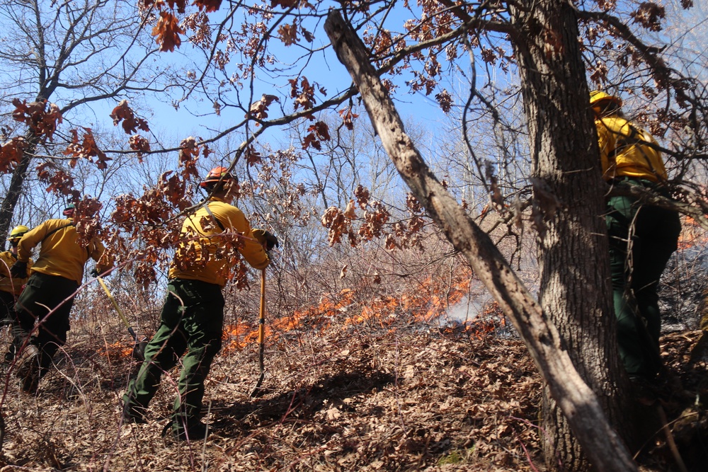 Fort McCoy prescribed burn team manages remote prescribed burn at installation