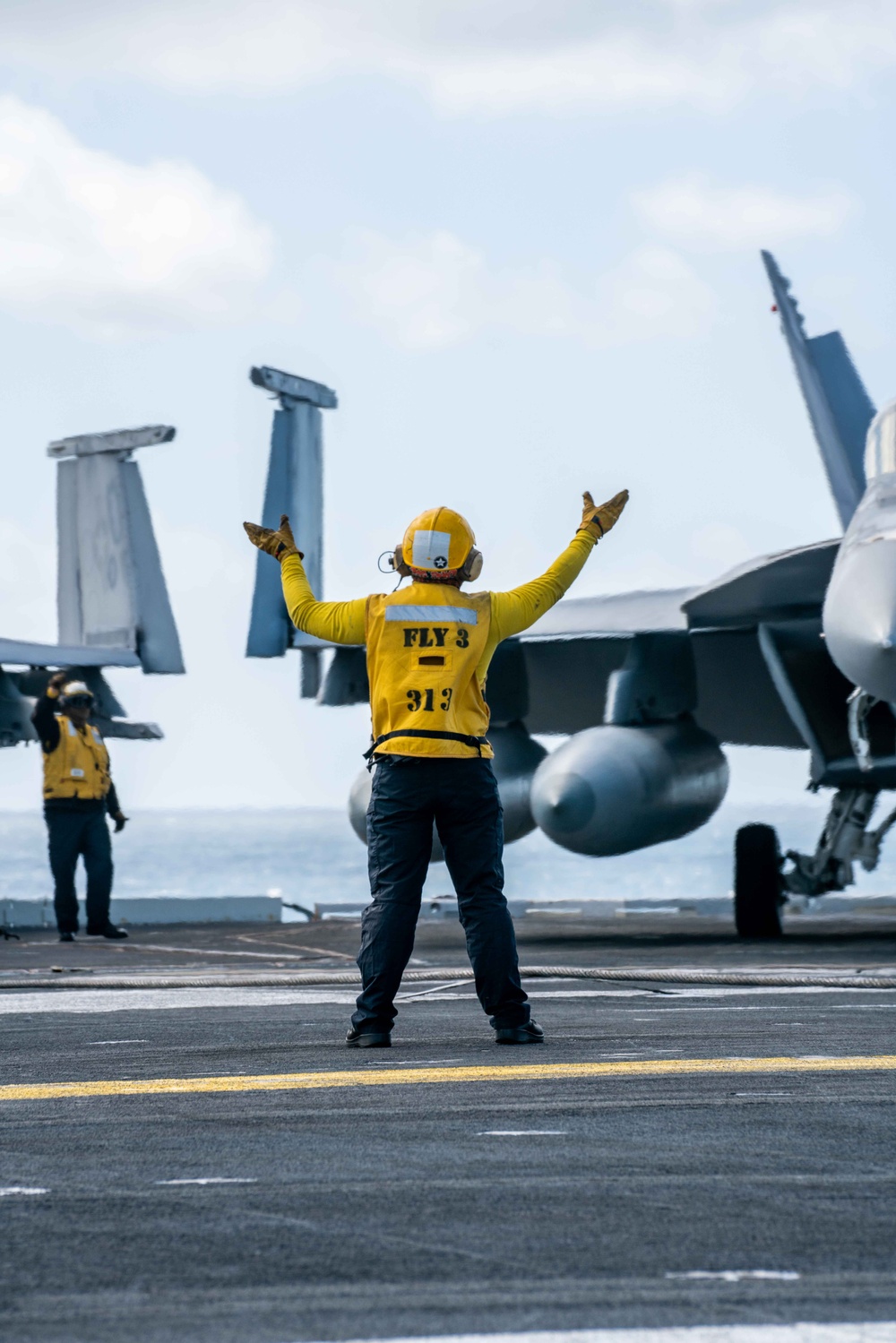 USS Carl Vinson (CVN) Conducts Flight Operations in the Pacific Ocean