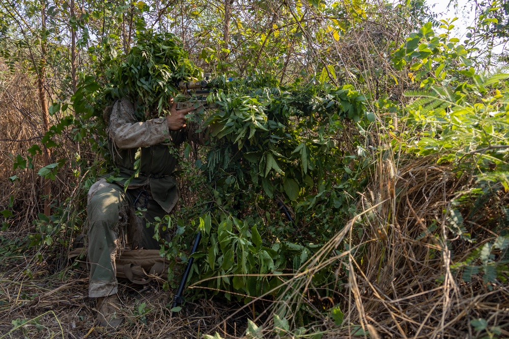13th MEU Cobra Gold 23 Sniper Stalking Class