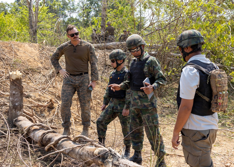 Combat Engineer Demo Range during Cobra Gold 23