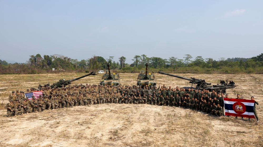 BLT 24 Artillery Range during Cobra Gold 23