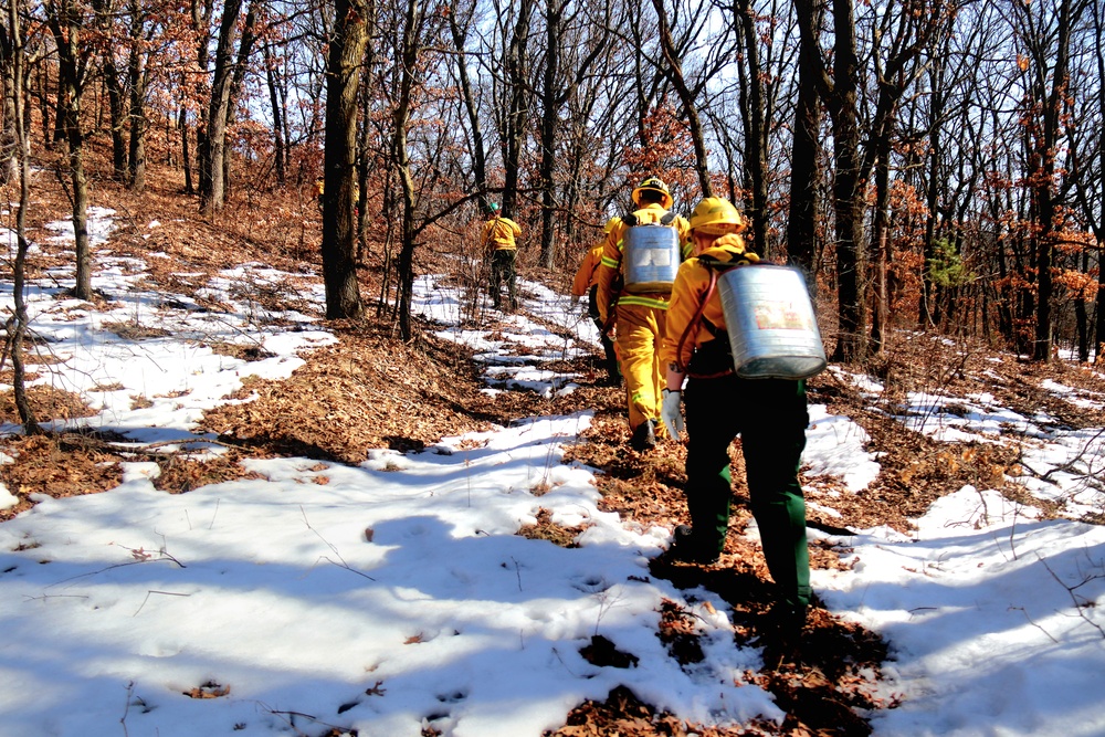 Fort McCoy prescribed burn team manages remote prescribed burn at installation