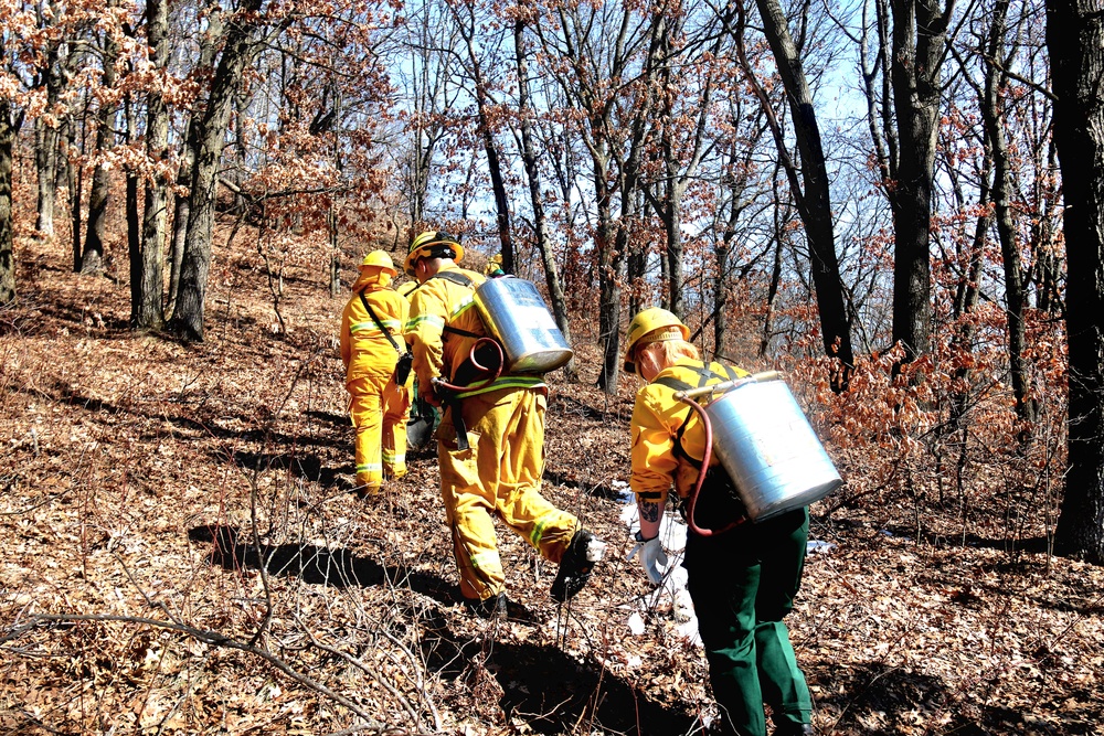 Fort McCoy prescribed burn team manages remote prescribed burn at installation