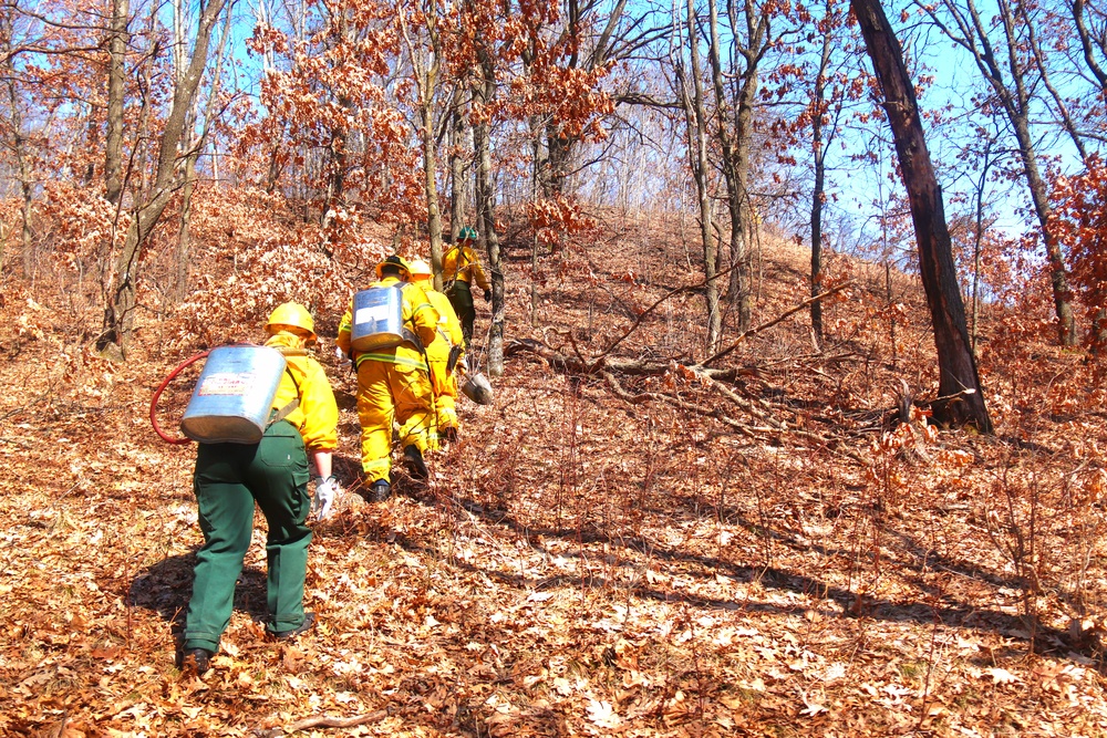 Fort McCoy prescribed burn team manages remote prescribed burn at installation