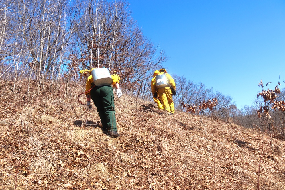 Fort McCoy prescribed burn team manages remote prescribed burn at installation