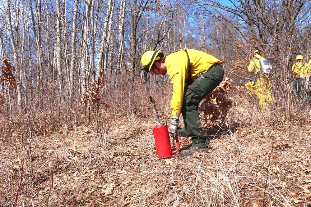 Fort McCoy prescribed burn team manages remote prescribed burn at installation