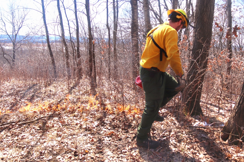 Fort McCoy prescribed burn team manages remote prescribed burn at installation