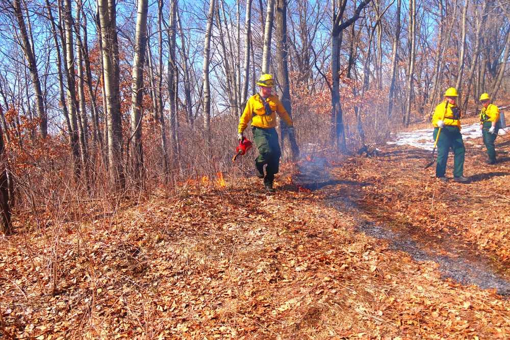 Fort McCoy prescribed burn team manages remote prescribed burn at installation