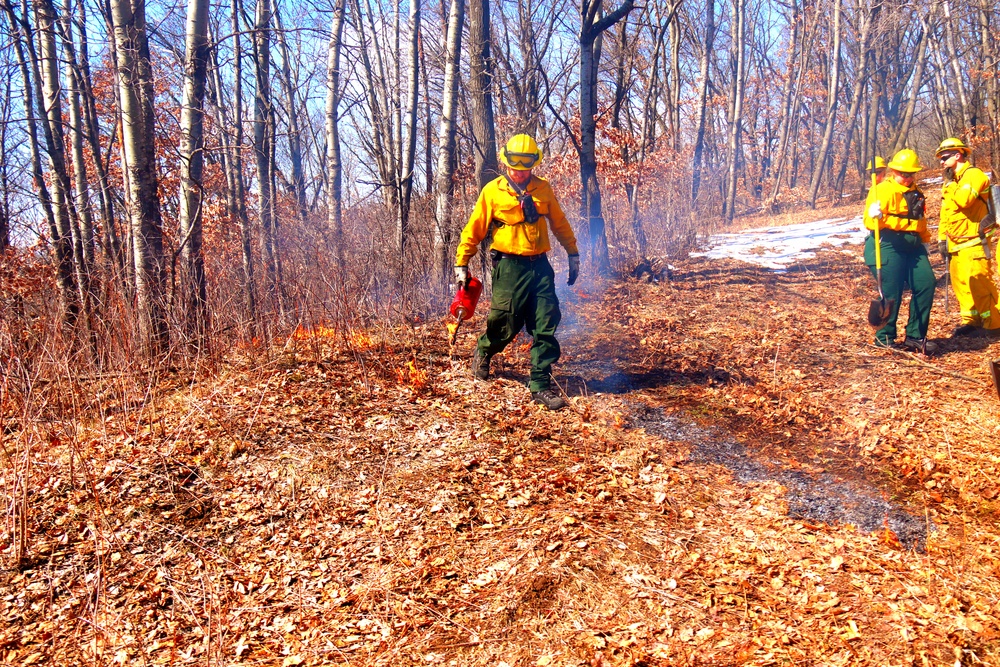 Fort McCoy prescribed burn team manages remote prescribed burn at installation