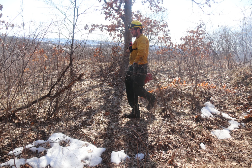 Fort McCoy prescribed burn team manages remote prescribed burn at installation