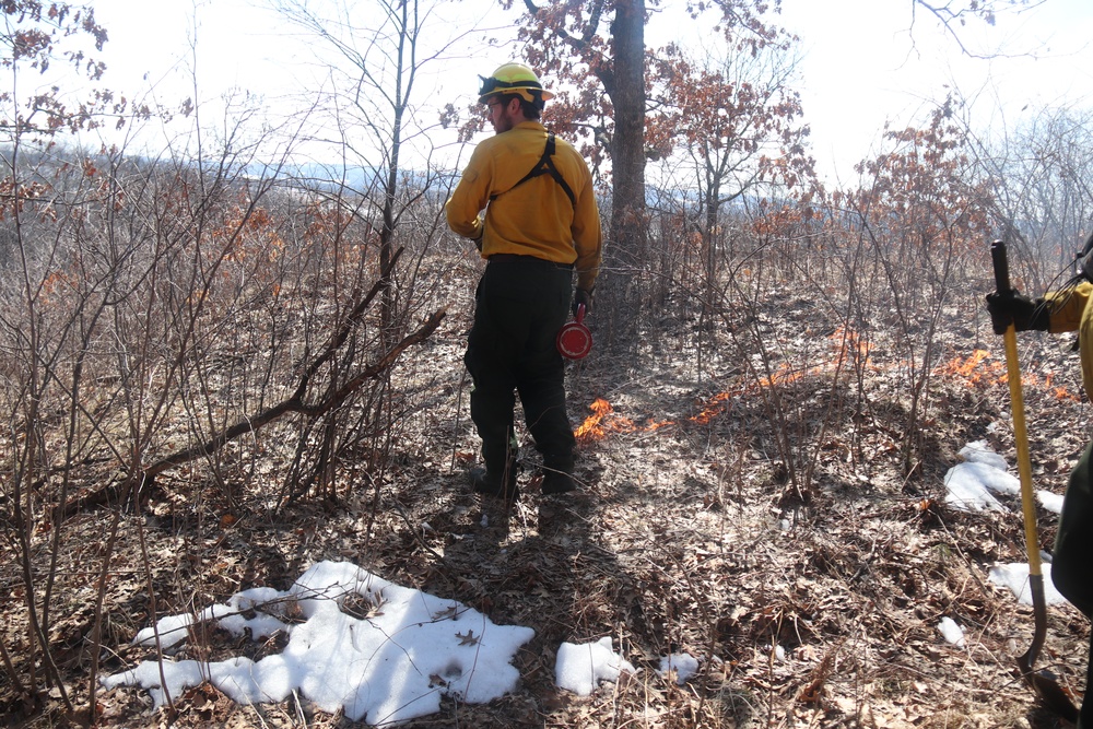 Fort McCoy prescribed burn team manages remote prescribed burn at installation