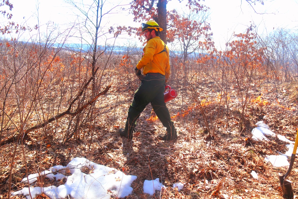 Fort McCoy prescribed burn team manages remote prescribed burn at installation