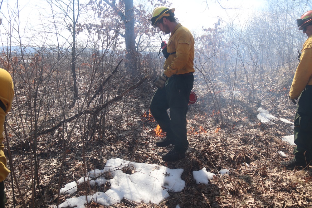 Fort McCoy prescribed burn team manages remote prescribed burn at installation