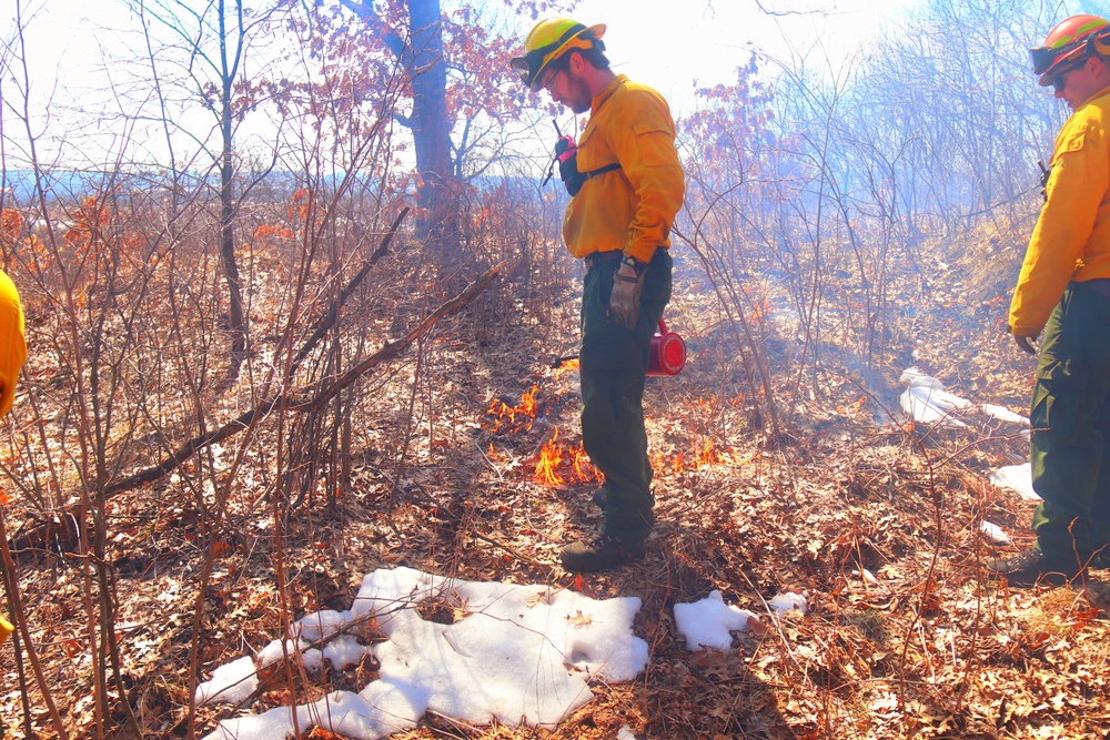 Fort McCoy prescribed burn team manages remote prescribed burn at installation