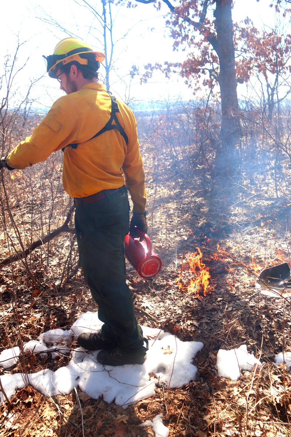 Fort McCoy prescribed burn team manages remote prescribed burn at installation