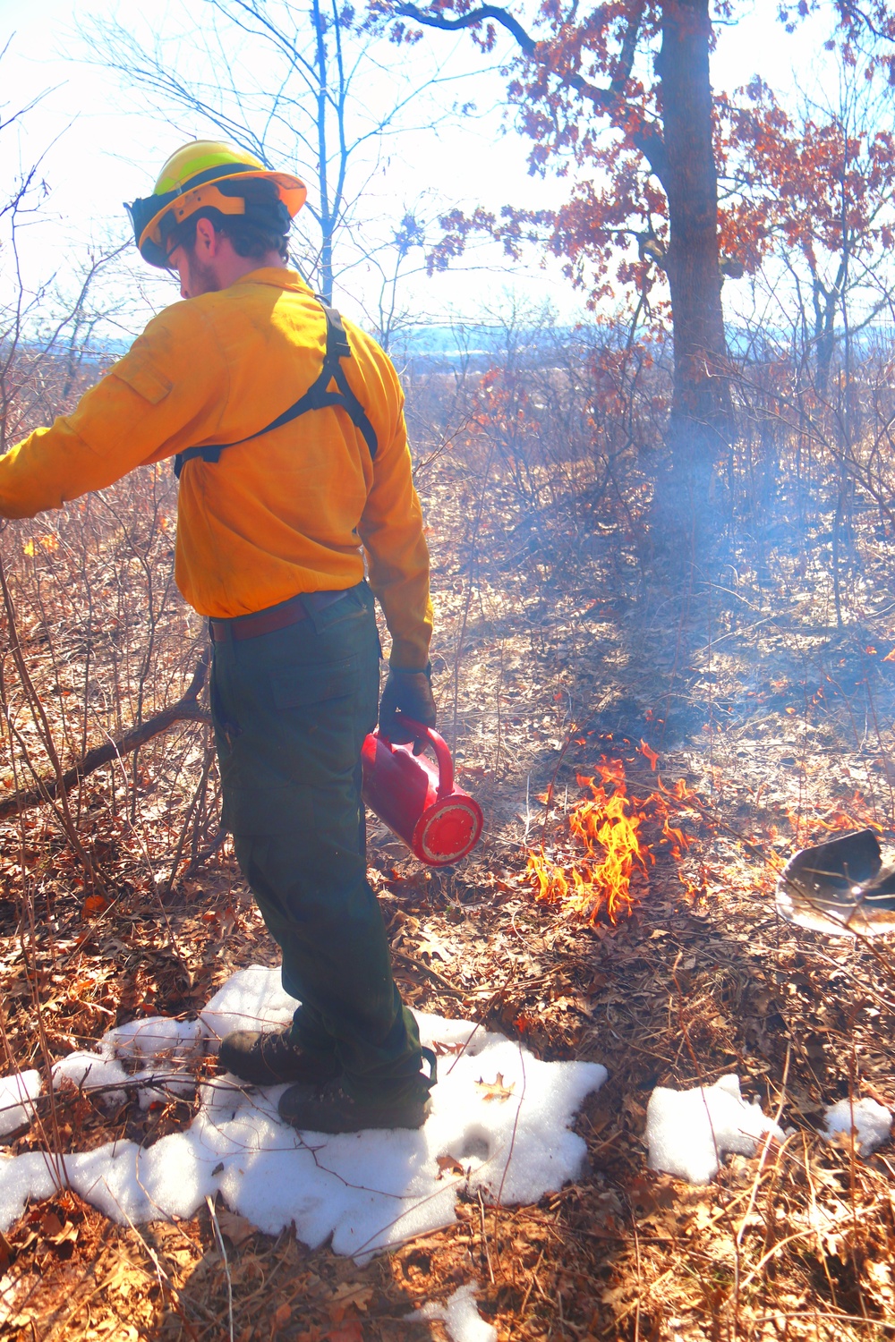 Fort McCoy prescribed burn team manages remote prescribed burn at installation