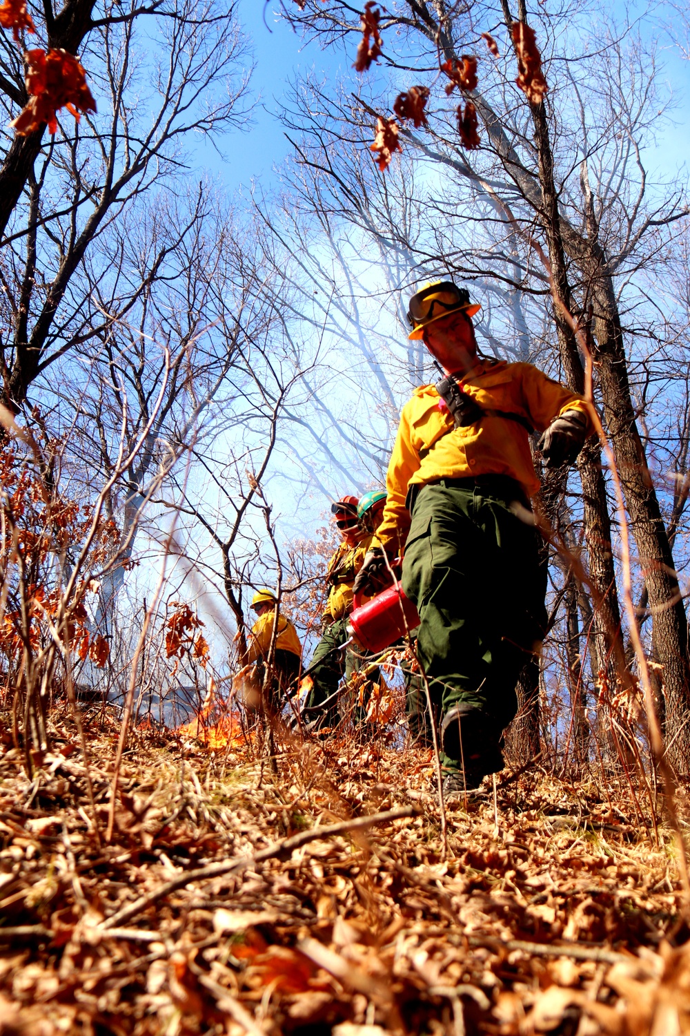 Fort McCoy prescribed burn team manages remote prescribed burn at installation