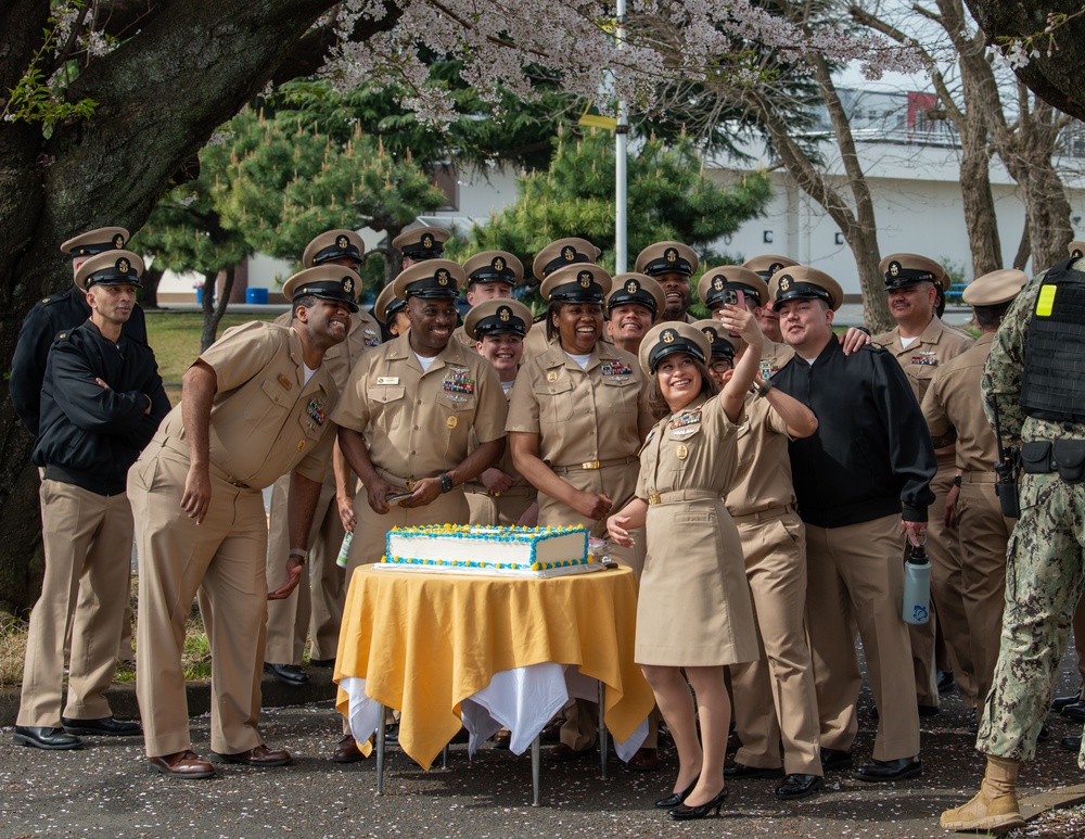 Chief Petty Officers Celebrate 130 Years Onboard NAF Atsugi