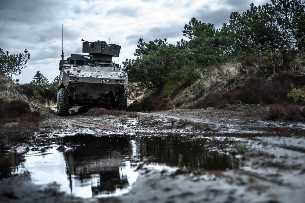 Danish Soldiers Conduct Live-Fire Operation During Dynamic Front 23