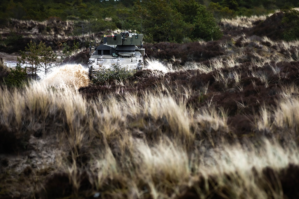 Danish Soldiers Conduct Live-Fire Operation During Dynamic Front 23