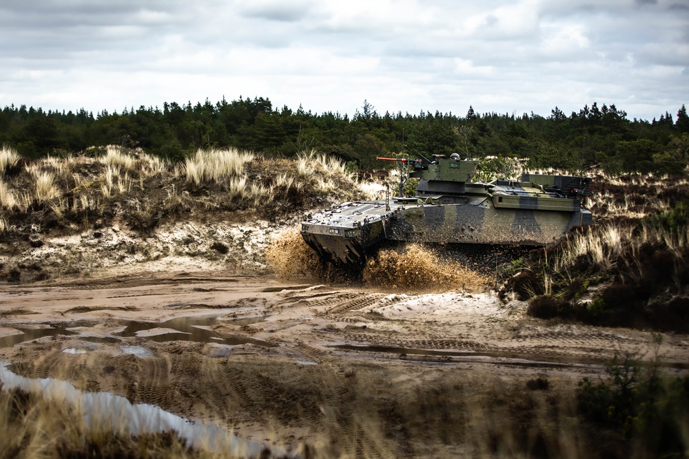 Danish Soldiers Conduct Live-Fire Operation During Dynamic Front 23