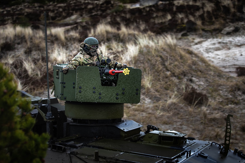 Danish Soldiers Conduct Live-Fire Operation During Dynamic Front 23