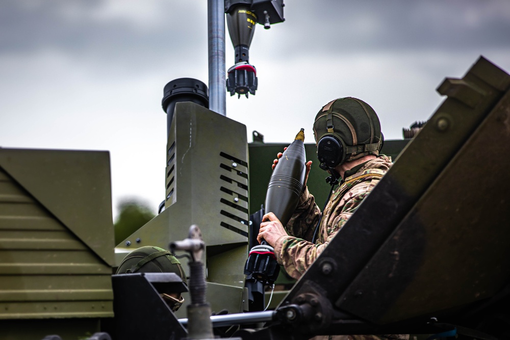 Danish Soldiers Conduct Live-Fire Operation During Dynamic Front 23